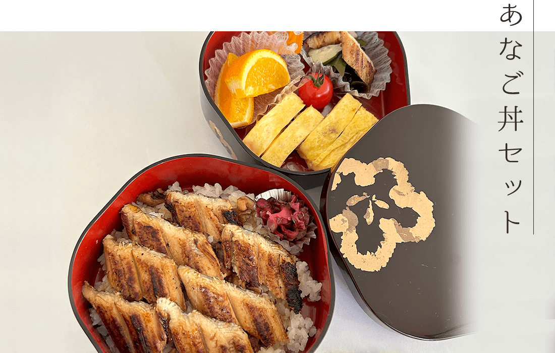 あなご丼セット